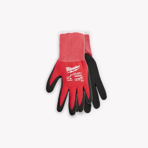 Milwaukee Nitrile Dipped Gloves-Cut Level 1